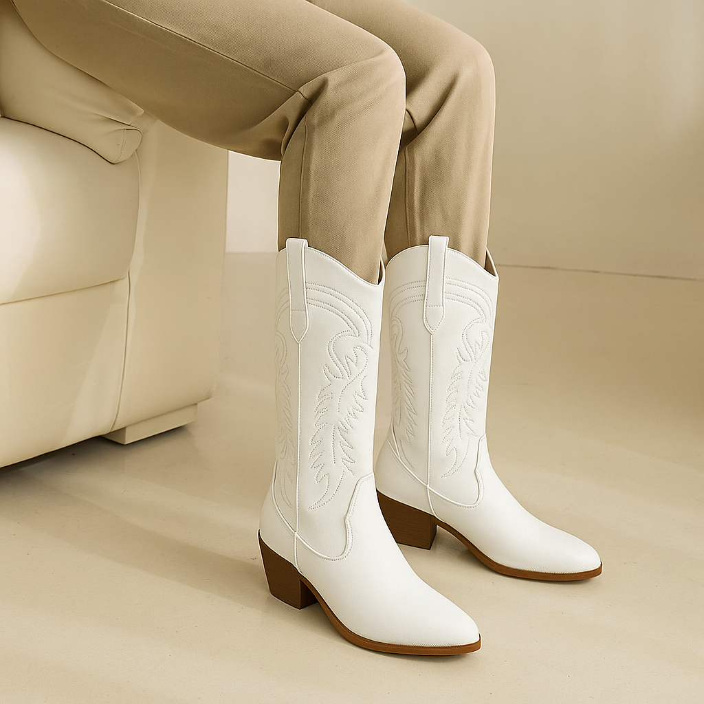 Serena Bottes Santiags Similicuir