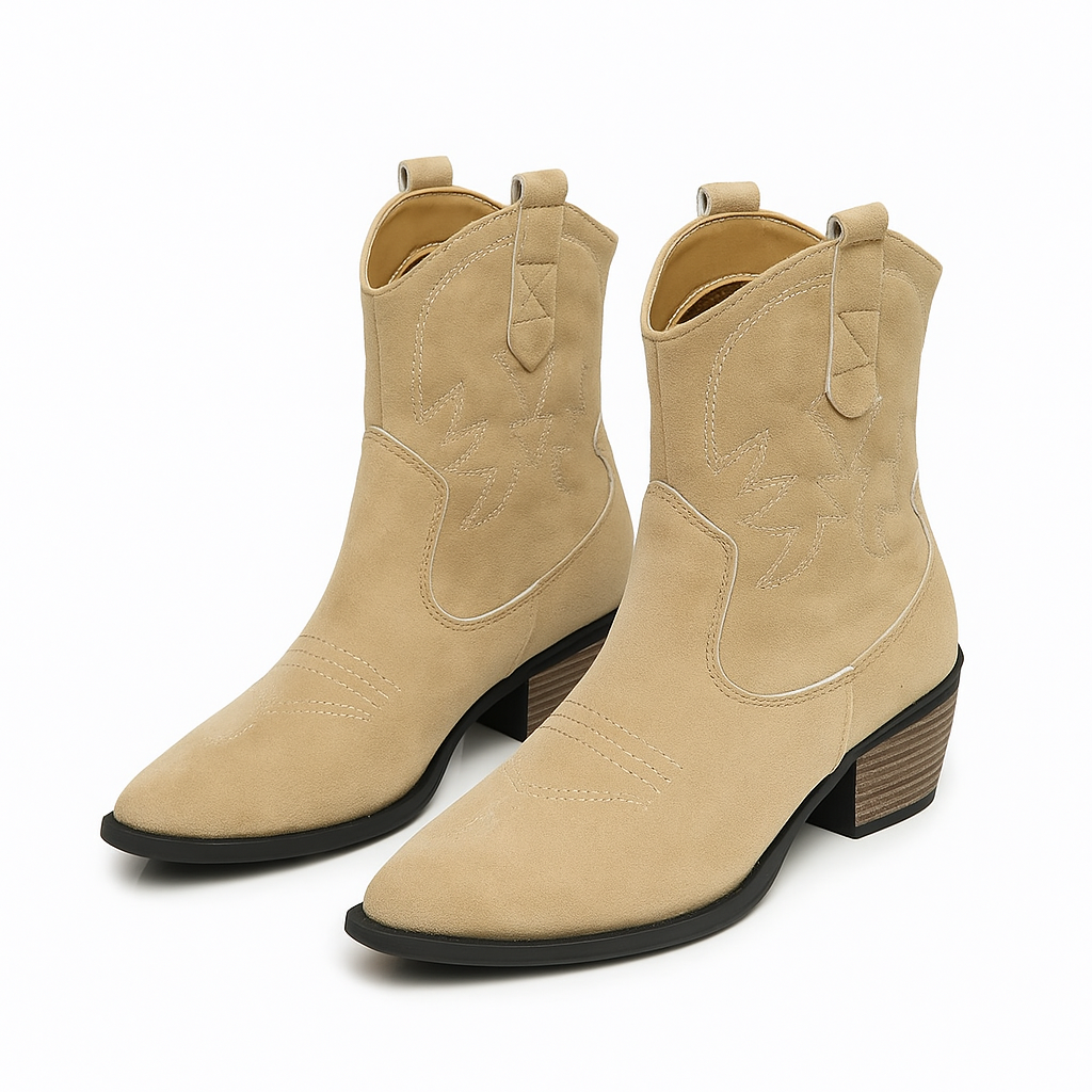 Canyon – Bottes Cowboy Brodées Mi-Mollet
