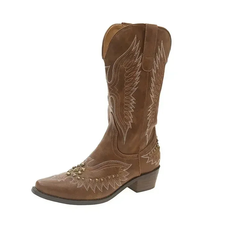 Dallas Bottes Santiags Similicuir