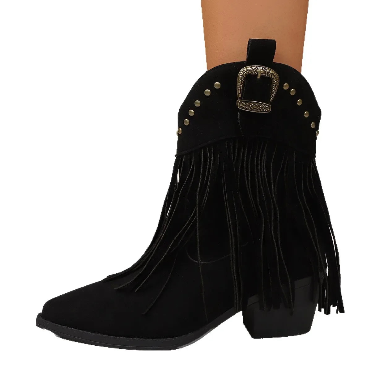 Dallas Bottines western à franges