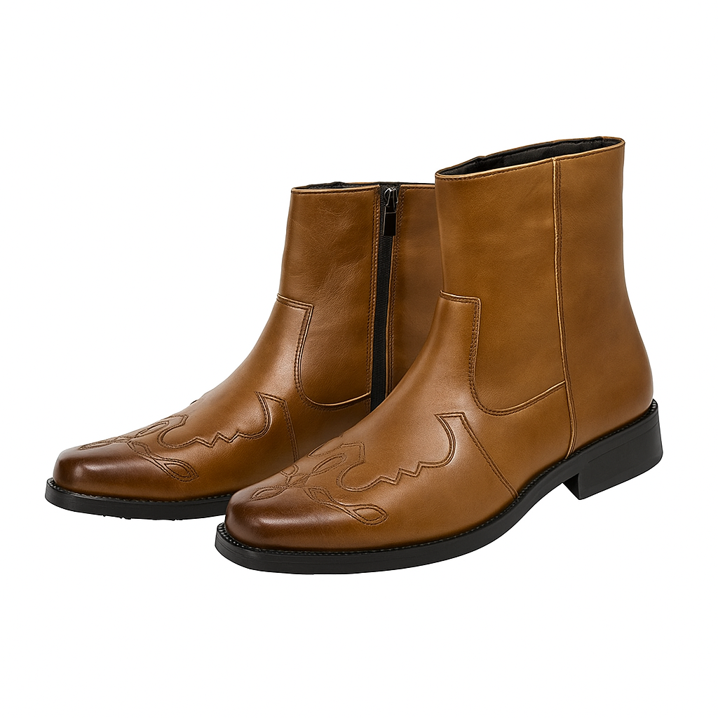 Denver Bottes Cowboy Cuir Véritable