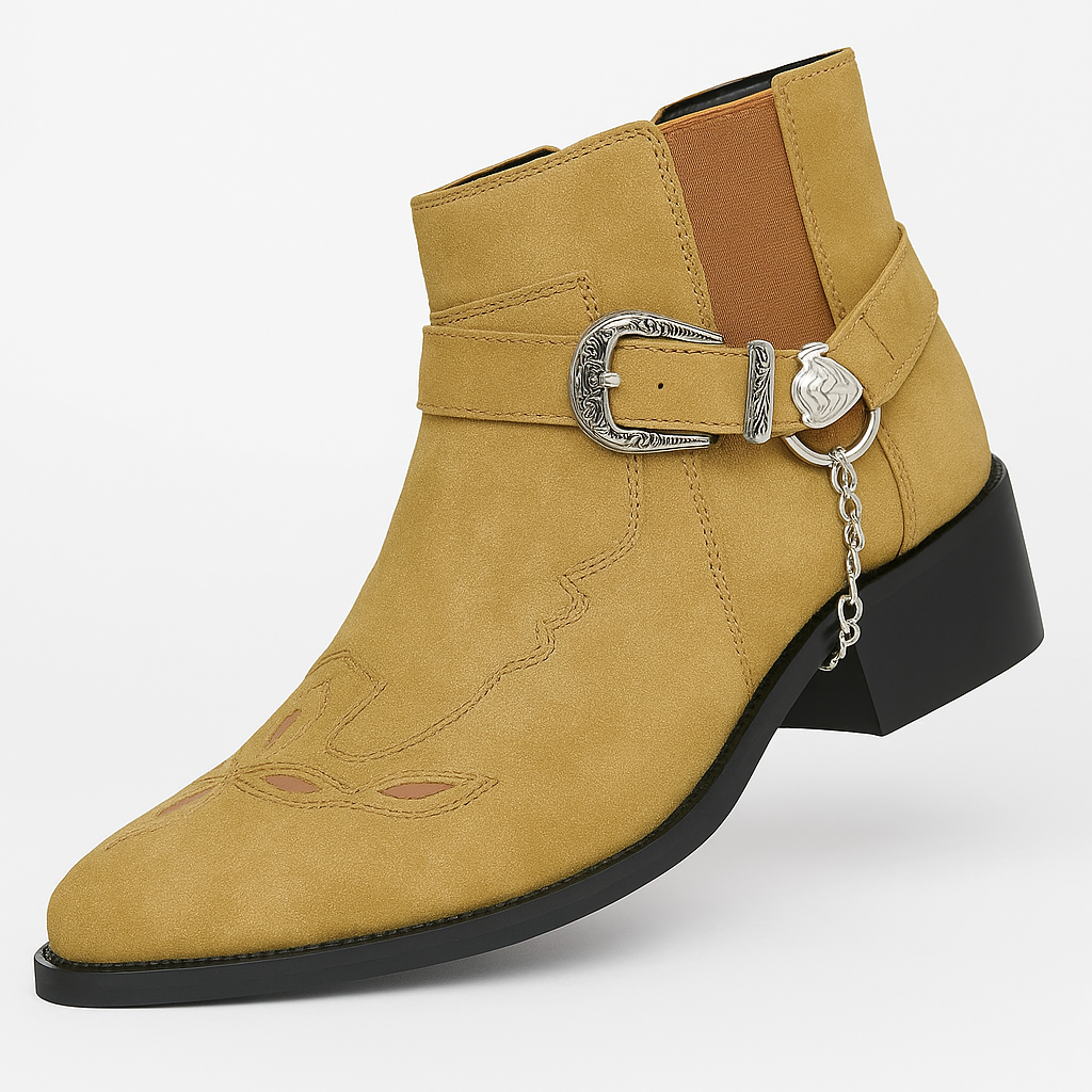 Mesa Bottes Cowboy Brodées Mi‑Mollet