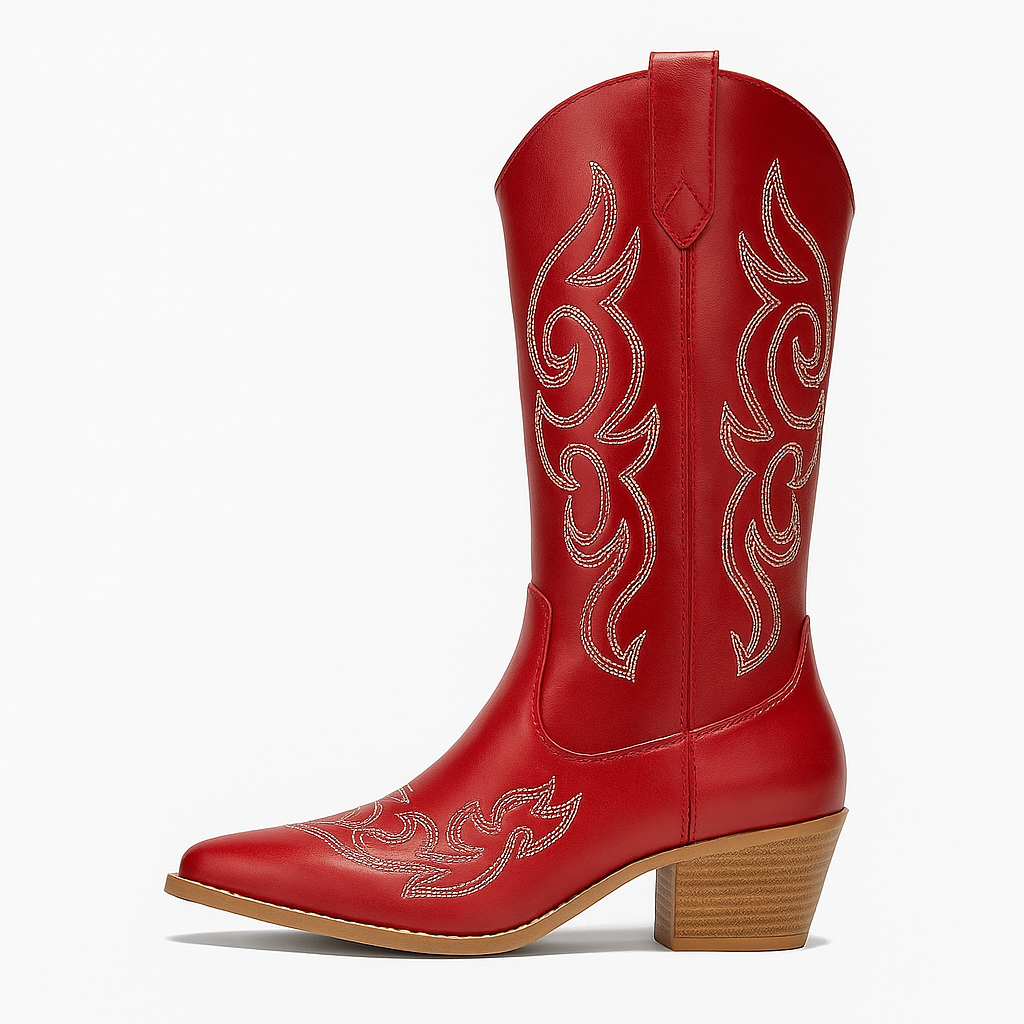 Dallas Bottes Santiag western brodées