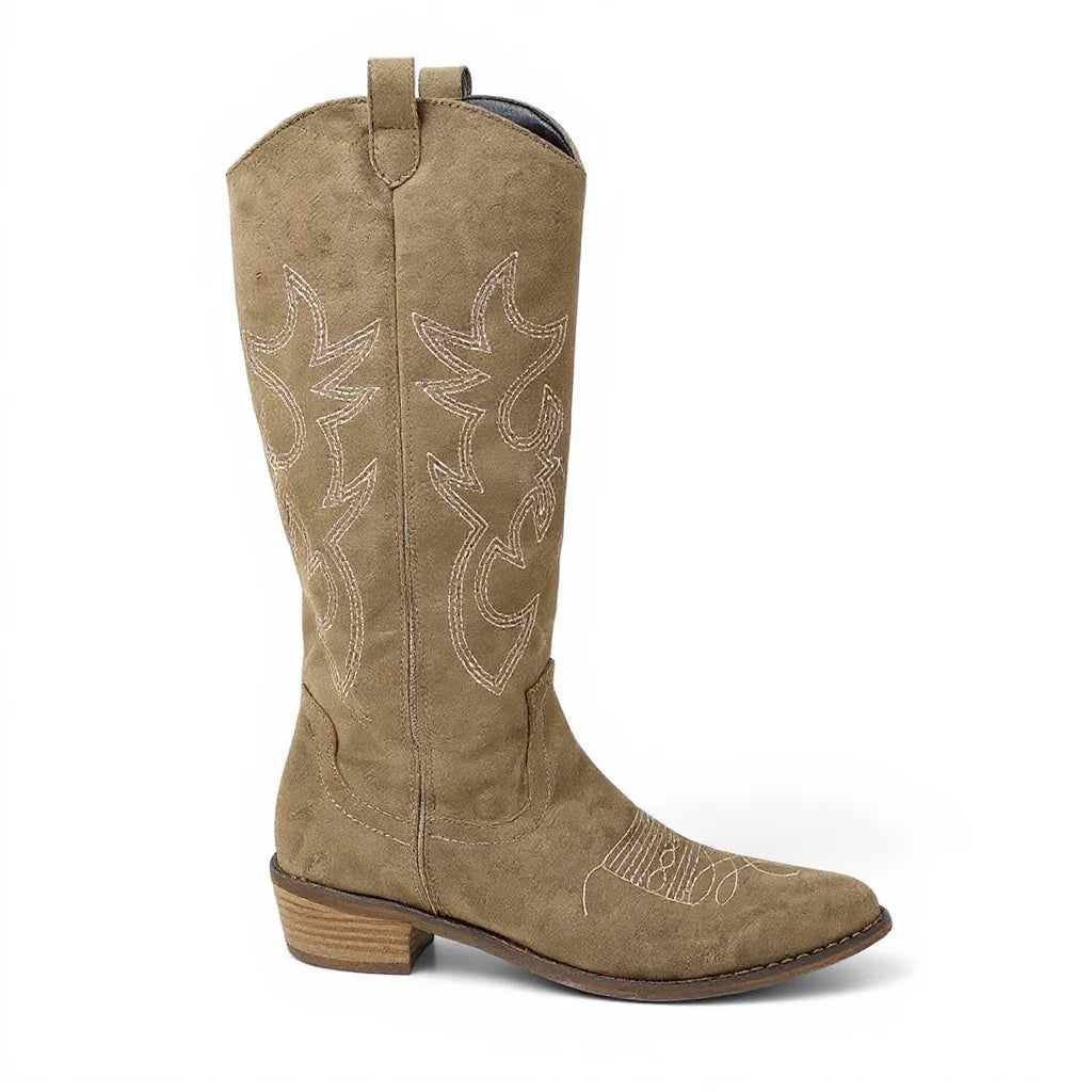 Carmella Bottes Santiags Suédine