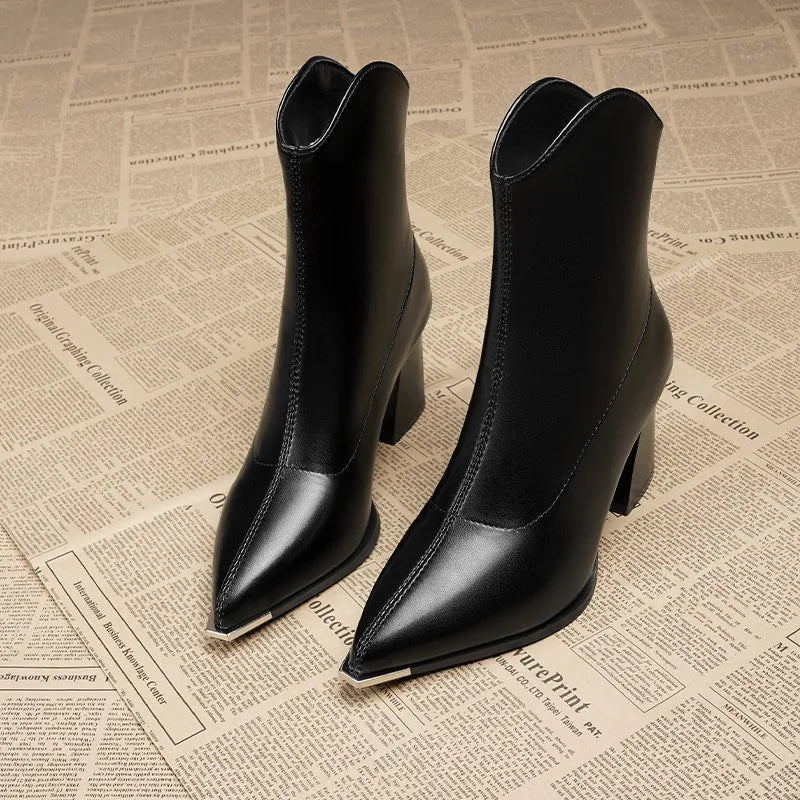 Toscana Bottines Santiags Similicuir