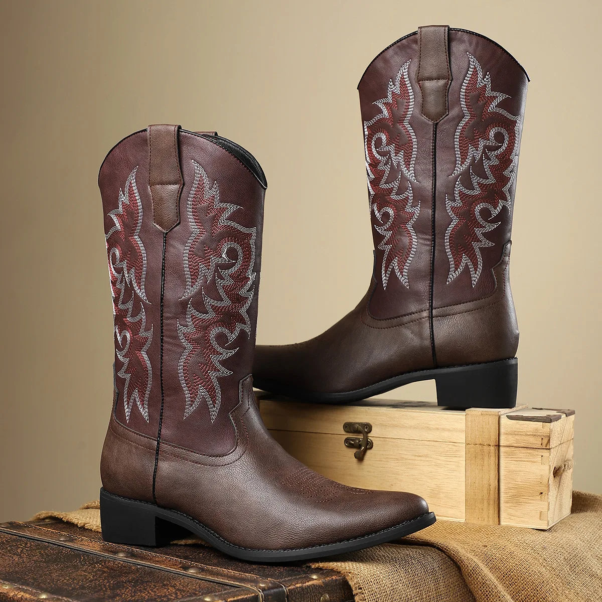 Arizona Bottes Cowboy Brodées