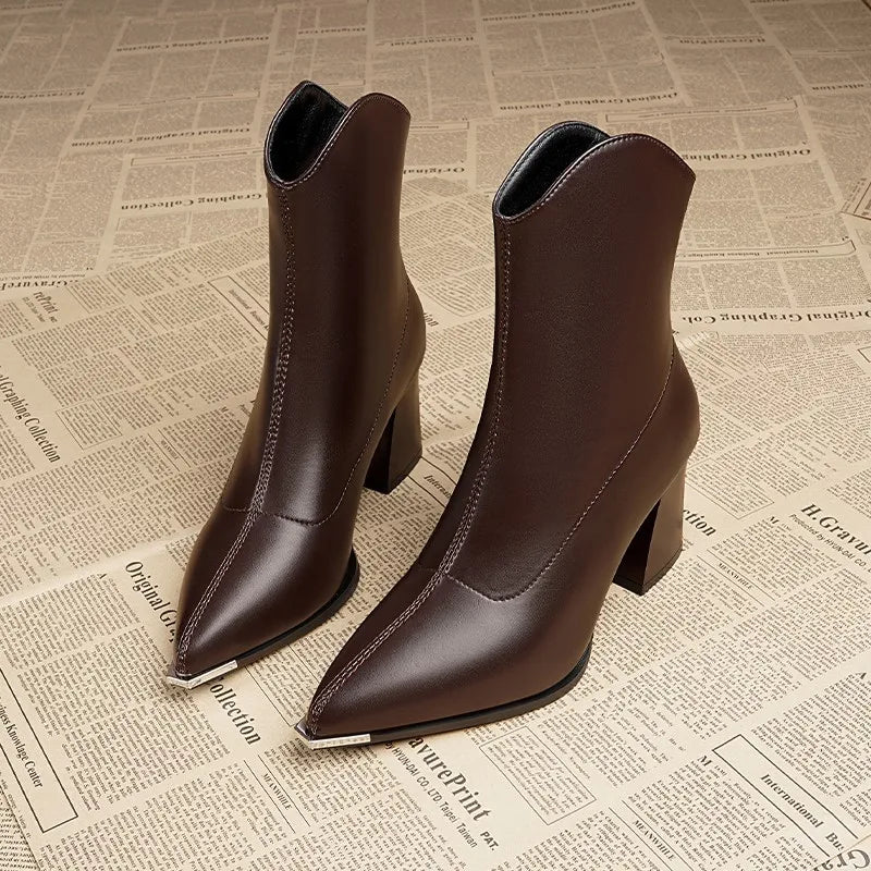 Toscana Bottines Santiags Similicuir